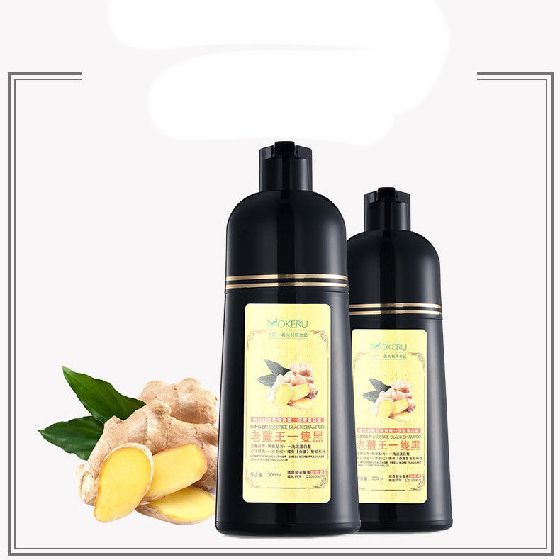 Black Plant Hair Dye Wash With Water