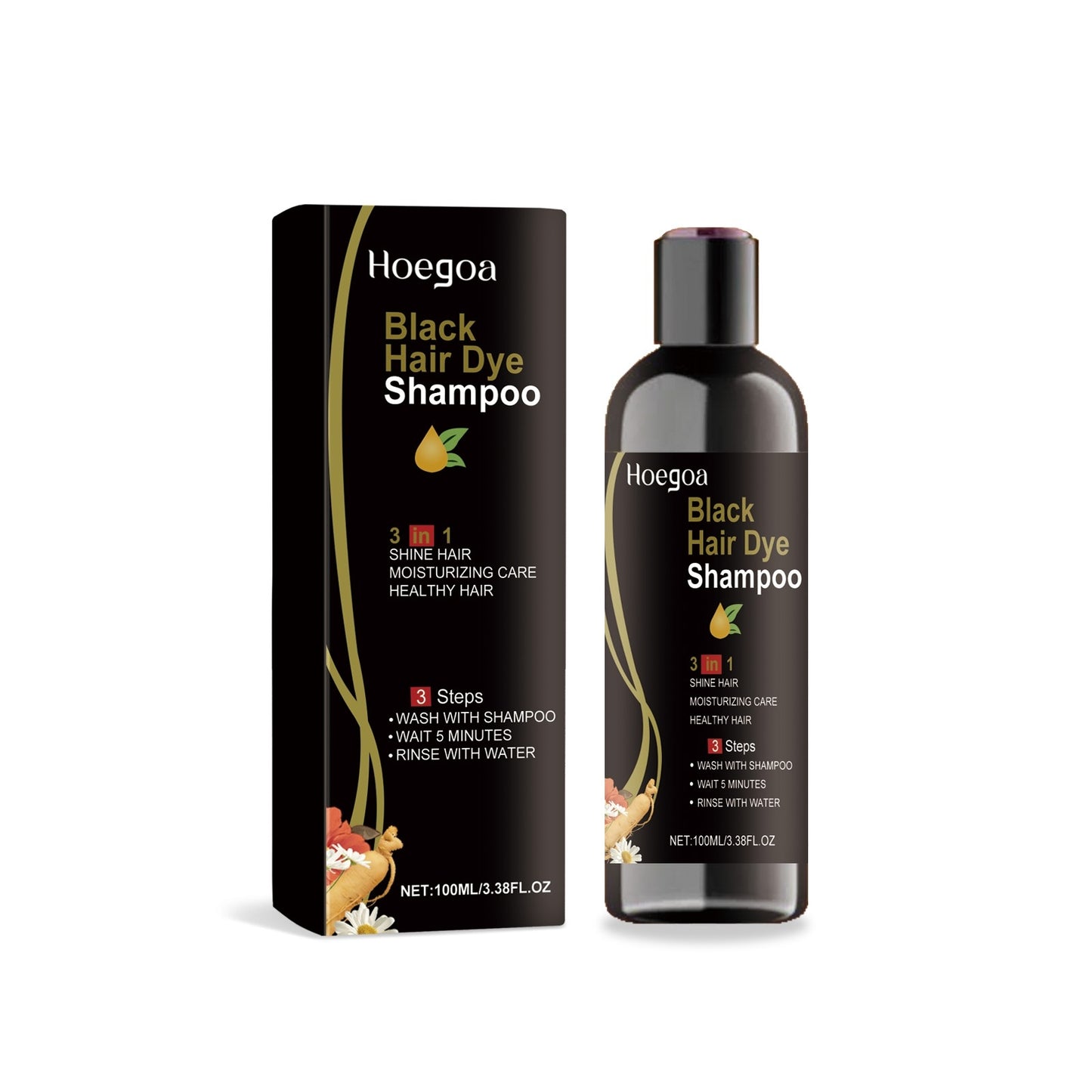 Black Hair Dye Shampoo