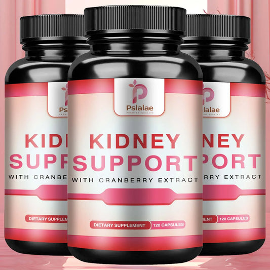 Kidney Support Supplement with Cranberry Extract - Promotes Cleansing, Detoxification and Repair - 120 Capsules