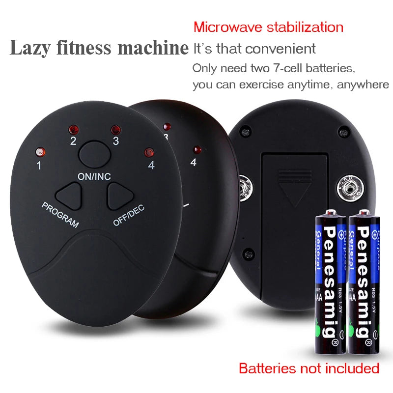 Unisex EMS Wireless Muscle Stimulator Trainer Smart Fitness Abdominal Trainning Electric Weight Loss Stickers Body Slimming Belt