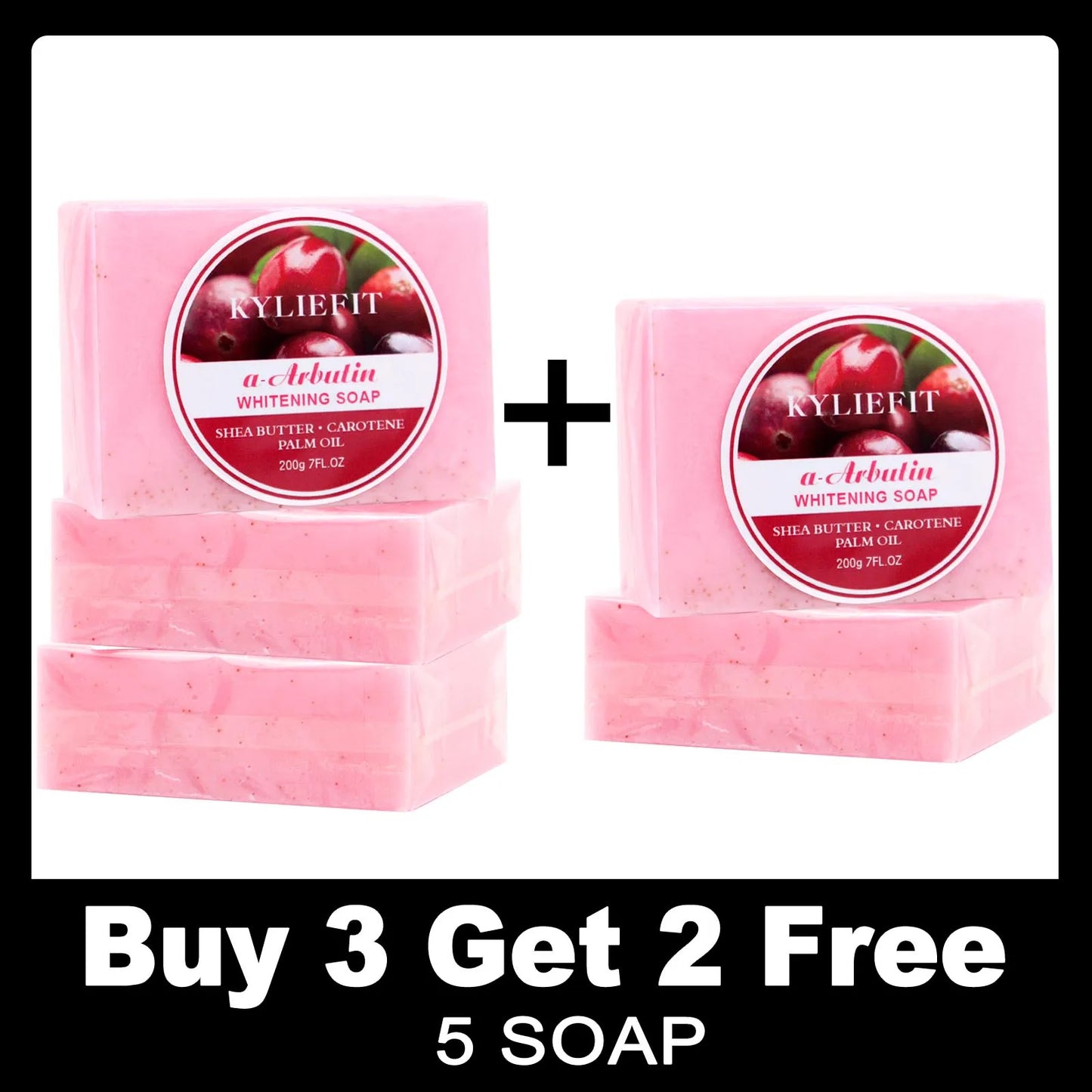 Brightening Soap Bar For Face And Body, Clean Skin  With Shea Butter, Carotene, Palm Oil, Arbutin, Oil Control, Soft Skin