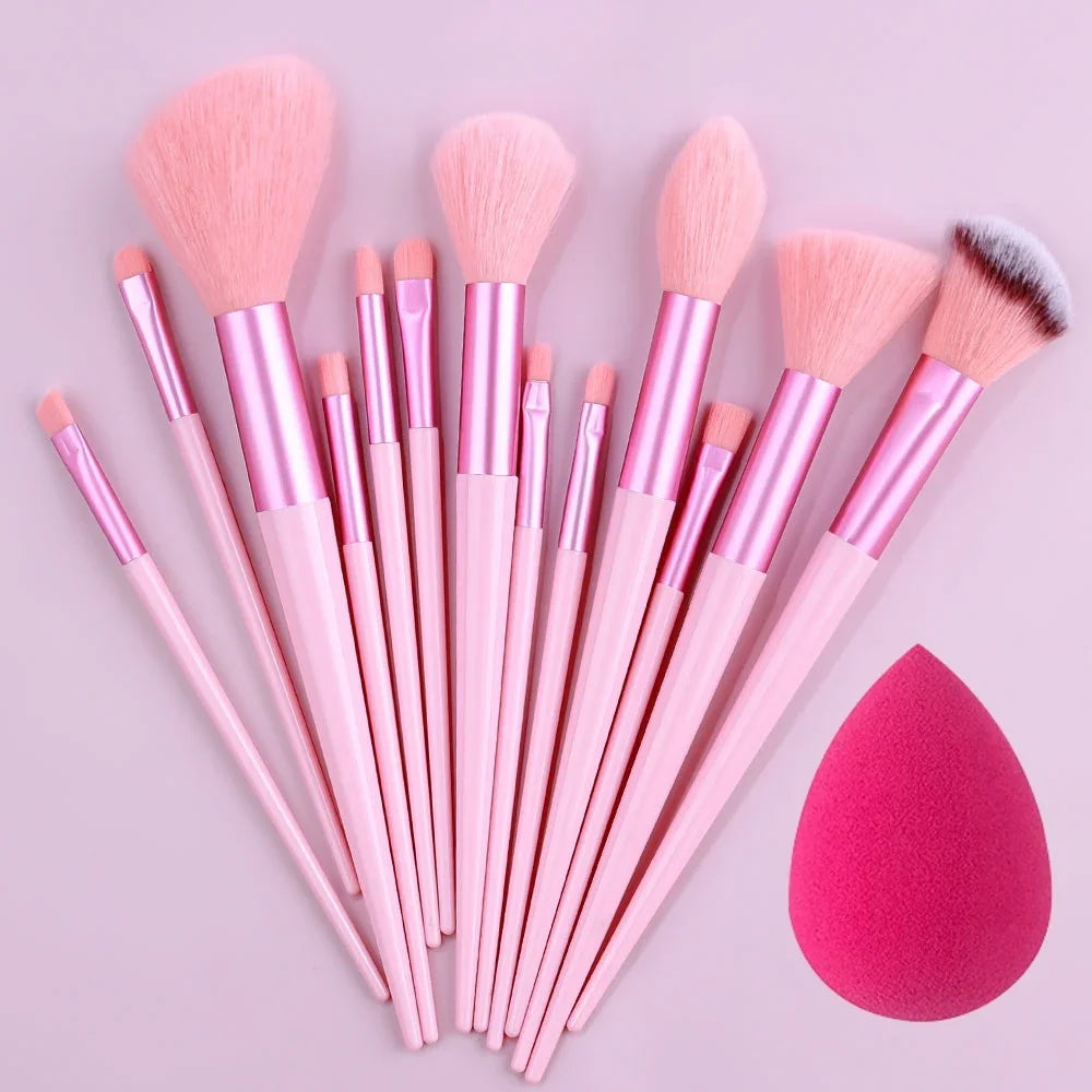 10-20PCS Makeup Brushes Set Soft Detail Loose Powder Eye Shadow Highlighter Foundation Concealer Blush Contour Women Makeup Tool