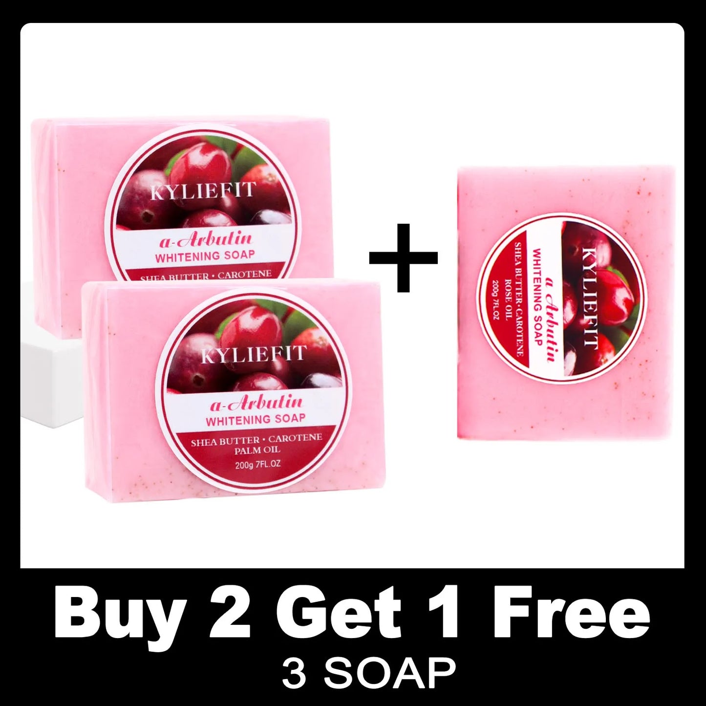 Brightening Soap Bar For Face And Body, Clean Skin  With Shea Butter, Carotene, Palm Oil, Arbutin, Oil Control, Soft Skin