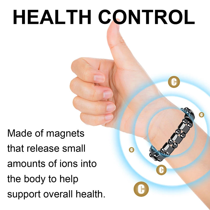 Blood Sugar Control Ring Treat Diabetes Anti Hypertension Promote Circulation Magnetic Blood Glucose Regulator Bangle