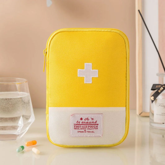 1 PC Portable Medical Kit Medicine Storage and Dispenser Bag Travel Outdoor Pill Box Storage First Aid Kit