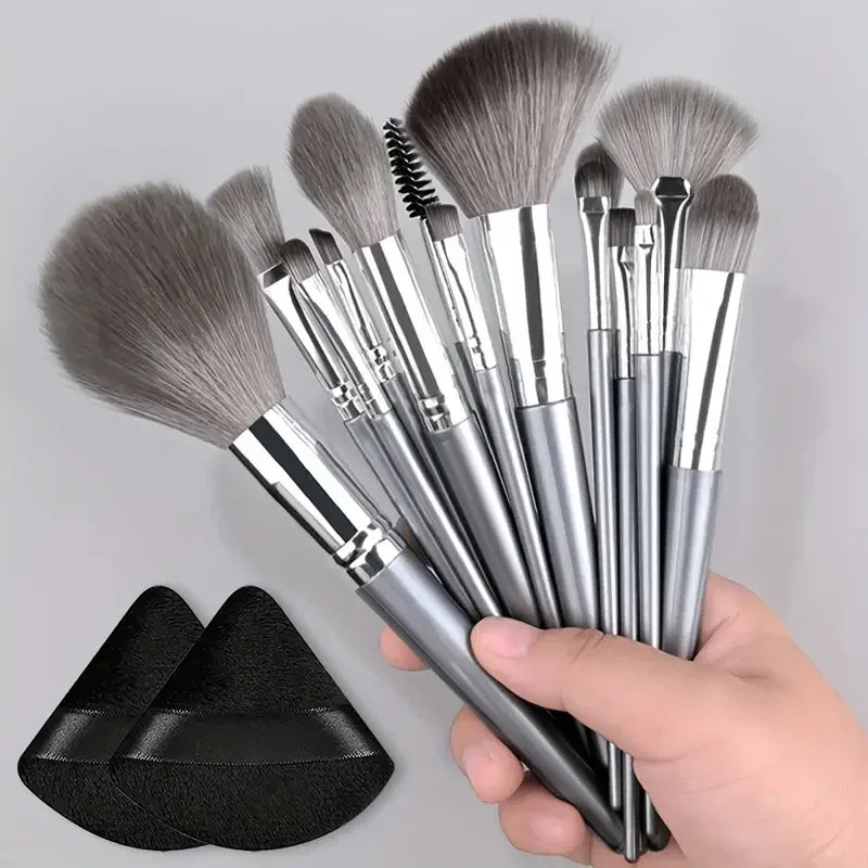 10-20PCS Makeup Brushes Set Soft Detail Loose Powder Eye Shadow Highlighter Foundation Concealer Blush Contour Women Makeup Tool