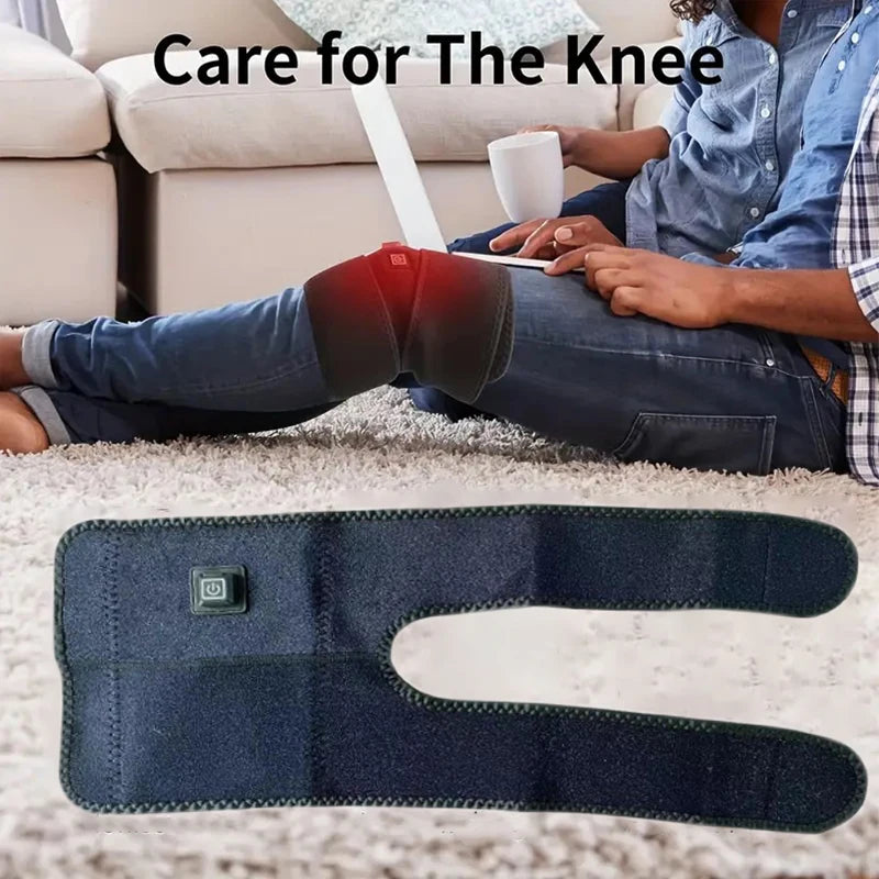 Heated Knee Brace Wrap Heating Pads for Knee Fast Heating Electric Heat Pad 3 Adjustable Suitable for both men and women