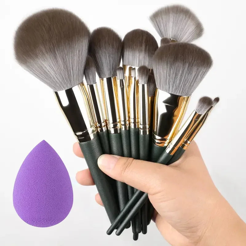 10-20PCS Makeup Brushes Set Soft Detail Loose Powder Eye Shadow Highlighter Foundation Concealer Blush Contour Women Makeup Tool