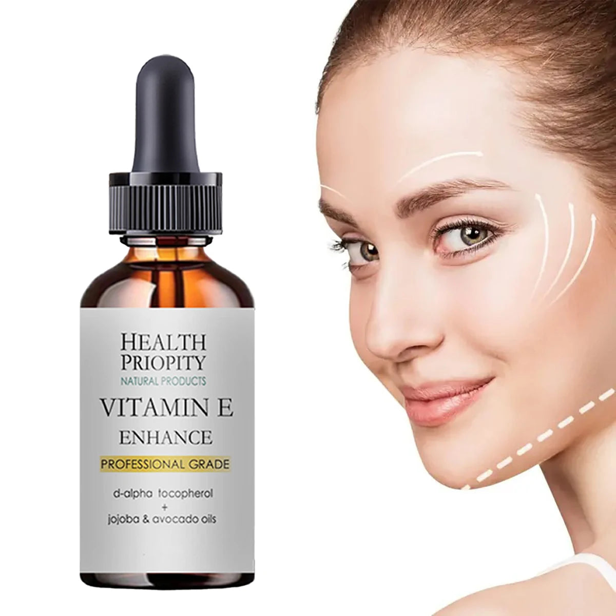 5ML/15ML/30ML/50ML/Face Essence Essential Oils Vitamin E Skin Oil 100% Nature Face Serum Anti-Wrinkle Moisturizing Tight Whiteni