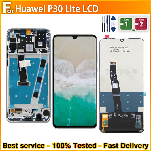 For HUAWEI P30 Lite MAR-LX1M LX1A LX2 L21MEA LX3A LCD display touch screen for P30 Lite MAR-LX1 LCD Replacement