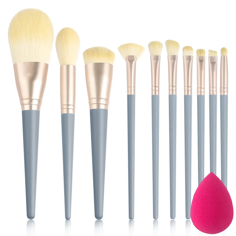 10-20PCS Makeup Brushes Set Soft Detail Loose Powder Eye Shadow Highlighter Foundation Concealer Blush Contour Women Makeup Tool