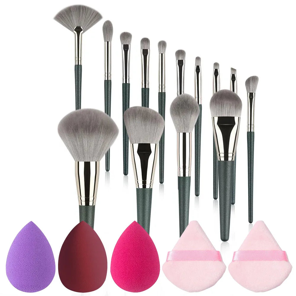 10-20PCS Makeup Brushes Set Soft Detail Loose Powder Eye Shadow Highlighter Foundation Concealer Blush Contour Women Makeup Tool