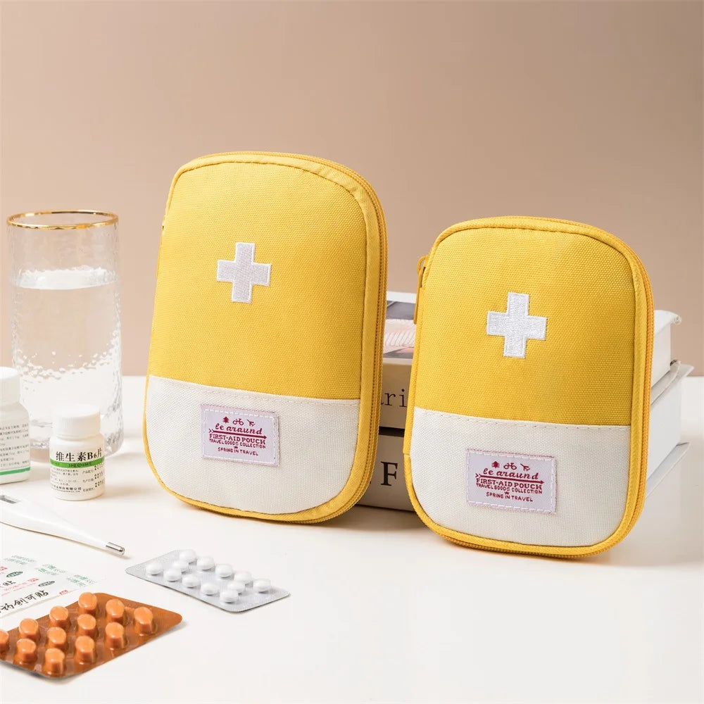 1 PC Portable Medical Kit Medicine Storage and Dispenser Bag Travel Outdoor Pill Box Storage First Aid Kit