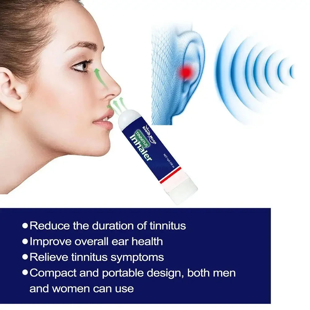 South Moon Ear Ringing Relief Treatment Inhaler Relieve Deafness Tinnitus Itching Earache Ear Hard Hearing Treatment Health Care